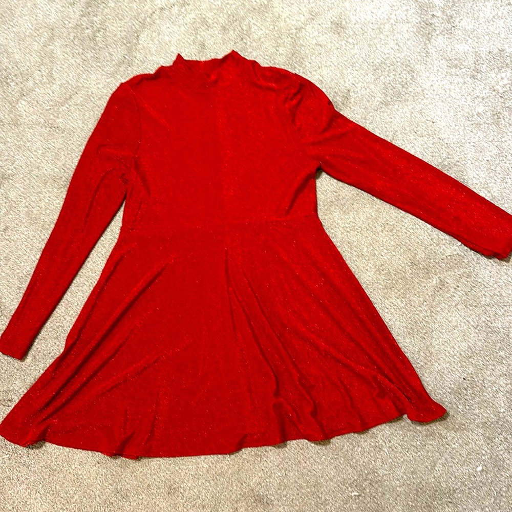Sparkly red dress